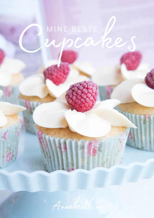 3 hefter: Søte Saker - Mine Beste Oppskrifter - Cupcakes