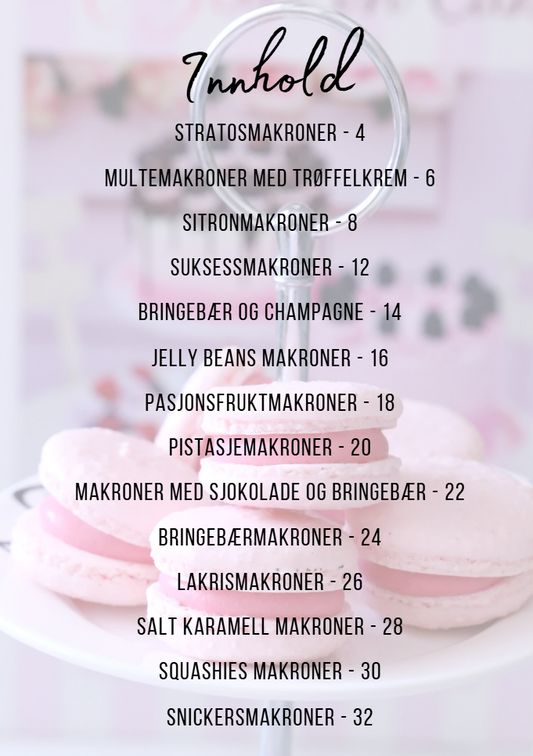 Franske Makroner Hefte