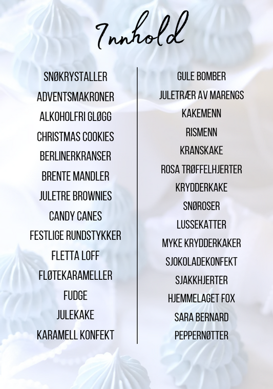 Mine Beste Juleoppskrifter Hefte