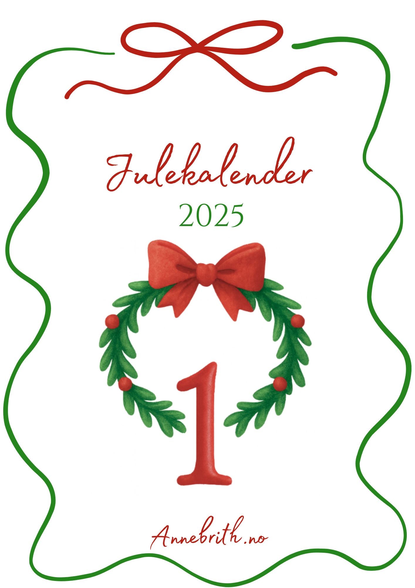 Julekalender 2025 - Digitalt hefte