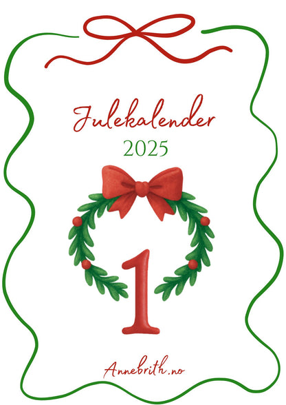 Julekalender 2025 - Digitalt hefte
