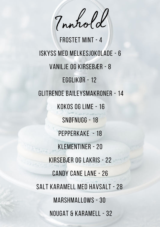 Franske Makroner Vinterdrøm Digitalt Hefte