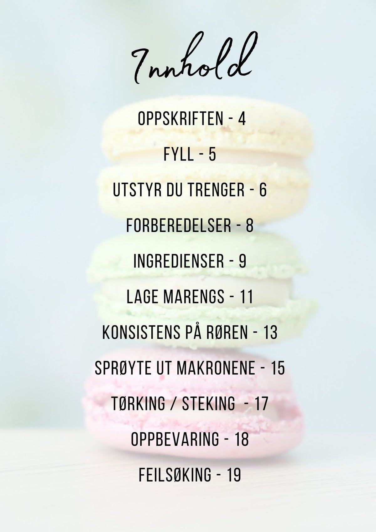 Franske Makroner Kurspakke