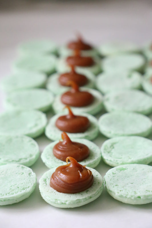 Franske Makroner – Salt Karamell (6 stk)